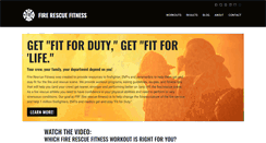 Desktop Screenshot of firerescuefitness.com